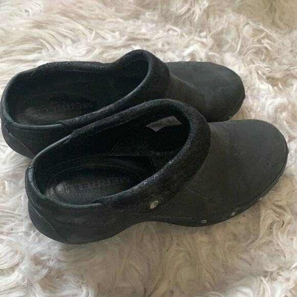 MERRELL LUXE WRAP BLACK CLOG SANDALS SIZE‎ 7.5 - Picture 2 of 6